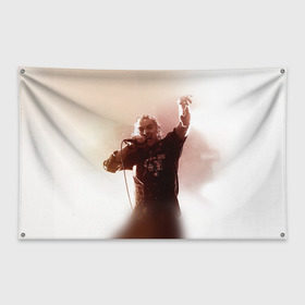 Флаг-баннер с принтом Горшок в Екатеринбурге, 100% полиэстер | размер 67 х 109 см, плотность ткани — 95 г/м2; по краям флага есть четыре люверса для крепления | король и шут