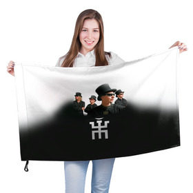 Флаг 3D с принтом Пикник 1 в Екатеринбурге, 100% полиэстер | плотность ткани — 95 г/м2, размер — 67 х 109 см. Принт наносится с одной стороны | Тематика изображения на принте: пикник