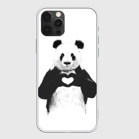Чехол для iPhone 12 Pro Max с принтом Панда Love в Екатеринбурге, Силикон |  | Тематика изображения на принте: панда