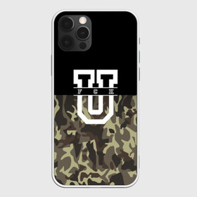 Чехол для iPhone 12 Pro Max с принтом FCK в Екатеринбурге, Силикон |  | camo | аббревиатура | камуфляж | принт с модным сейчас камуфляжем и вызывающей надписью
fck | стиль