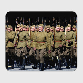 Коврик прямоугольный с принтом Вооруженные силы СССР в Екатеринбурге, натуральный каучук | размер 230 х 185 мм; запечатка лицевой стороны | армия | вооруженные силы россии | парад | рэтро | ссср