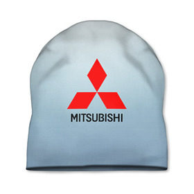 Шапка 3D с принтом Mitsubishi в Екатеринбурге, 100% полиэстер | универсальный размер, печать по всей поверхности изделия | mitsubishi | мицубиси | мицубиши
