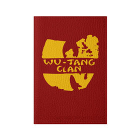 Обложка для паспорта матовая кожа с принтом Wu Tang Clan в Екатеринбурге, натуральная матовая кожа | размер 19,3 х 13,7 см; прозрачные пластиковые крепления | Тематика изображения на принте: method man | tang clan | wu tang clan