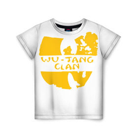 Детская футболка 3D с принтом Wu Tang Clan в Екатеринбурге, 100% гипоаллергенный полиэфир | прямой крой, круглый вырез горловины, длина до линии бедер, чуть спущенное плечо, ткань немного тянется | method man | tang clan | wu tang clan