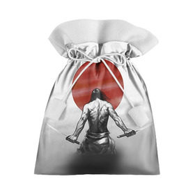 Подарочный 3D мешок с принтом Самурай 1 в Екатеринбурге, 100% полиэстер | Размер: 29*39 см | Тематика изображения на принте: борьба | воин | единоборства | путь воина | самураи | самурай