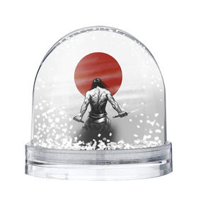 Водяной шар с принтом Самурай 1 в Екатеринбурге, Пластик | Изображение внутри шара печатается на глянцевой фотобумаге с двух сторон | борьба | воин | единоборства | путь воина | самураи | самурай