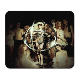 Коврик прямоугольный с принтом Lady Gaga в Екатеринбурге, натуральный каучук | размер 230 х 185 мм; запечатка лицевой стороны | 
