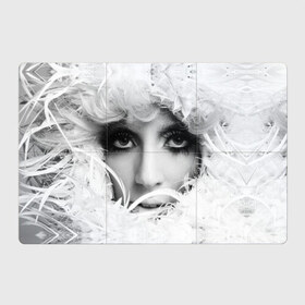 Магнитный плакат 3Х2 с принтом Lady Gaga в Екатеринбурге, Полимерный материал с магнитным слоем | 6 деталей размером 9*9 см | lady gaga | белые | блондинка | звезда | знаменитость | леди гаага | певица | перья | поп | эпатаж | эпатажная