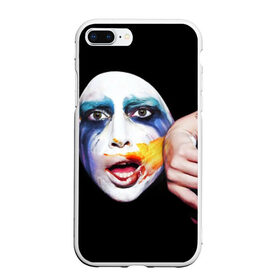 Чехол для iPhone 7Plus/8 Plus матовый с принтом Lady Gaga в Екатеринбурге, Силикон | Область печати: задняя сторона чехла, без боковых панелей | lady gaga | взгляд | звезда | знаменитость | леди гаага | певица | поп | портрет | эпатаж | эпатажная