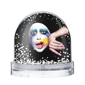 Снежный шар с принтом Lady Gaga в Екатеринбурге, Пластик | Изображение внутри шара печатается на глянцевой фотобумаге с двух сторон | lady gaga | взгляд | звезда | знаменитость | леди гаага | певица | поп | портрет | эпатаж | эпатажная