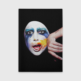 Обложка для автодокументов с принтом Lady Gaga в Екатеринбурге, натуральная кожа |  размер 19,9*13 см; внутри 4 больших “конверта” для документов и один маленький отдел — туда идеально встанут права | lady gaga | взгляд | звезда | знаменитость | леди гаага | певица | поп | портрет | эпатаж | эпатажная