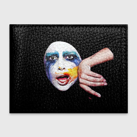 Обложка для студенческого билета с принтом Lady Gaga в Екатеринбурге, натуральная кожа | Размер: 11*8 см; Печать на всей внешней стороне | Тематика изображения на принте: lady gaga | взгляд | звезда | знаменитость | леди гаага | певица | поп | портрет | эпатаж | эпатажная