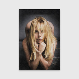 Обложка для паспорта матовая кожа с принтом Lady Gaga в Екатеринбурге, натуральная матовая кожа | размер 19,3 х 13,7 см; прозрачные пластиковые крепления | Тематика изображения на принте: 