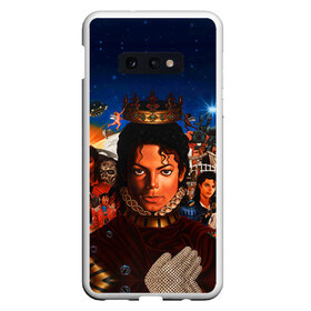 Чехол для Samsung S10E с принтом Michael Jackson в Екатеринбурге, Силикон | Область печати: задняя сторона чехла, без боковых панелей | Тематика изображения на принте: майкл джексон