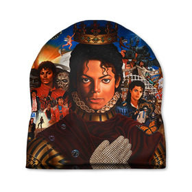 Шапка 3D с принтом Michael Jackson в Екатеринбурге, 100% полиэстер | универсальный размер, печать по всей поверхности изделия | майкл джексон