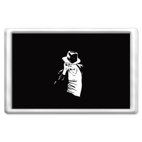 Магнит 45*70 с принтом Michael Jackson в Екатеринбурге, Пластик | Размер: 78*52 мм; Размер печати: 70*45 | Тематика изображения на принте: майкл джексон