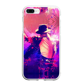 Чехол для iPhone 7Plus/8 Plus матовый с принтом Michael Jackson в Екатеринбурге, Силикон | Область печати: задняя сторона чехла, без боковых панелей | джексон | майкл