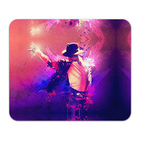 Коврик прямоугольный с принтом Michael Jackson в Екатеринбурге, натуральный каучук | размер 230 х 185 мм; запечатка лицевой стороны | джексон | майкл