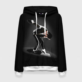 Женская толстовка 3D с принтом Michael Jackson в Екатеринбурге, 100% полиэстер  | двухслойный капюшон со шнурком для регулировки, мягкие манжеты на рукавах и по низу толстовки, спереди карман-кенгуру с мягким внутренним слоем. | майкл джексон