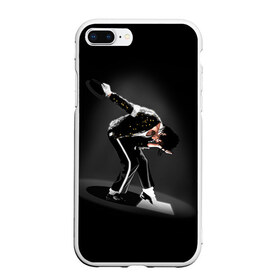 Чехол для iPhone 7Plus/8 Plus матовый с принтом Michael Jackson в Екатеринбурге, Силикон | Область печати: задняя сторона чехла, без боковых панелей | Тематика изображения на принте: майкл джексон