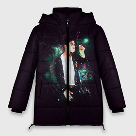 Женская зимняя куртка 3D с принтом Michael Jackson в Екатеринбурге, верх — 100% полиэстер; подкладка — 100% полиэстер; утеплитель — 100% полиэстер | длина ниже бедра, силуэт Оверсайз. Есть воротник-стойка, отстегивающийся капюшон и ветрозащитная планка. 

Боковые карманы с листочкой на кнопках и внутренний карман на молнии | майкл джексон