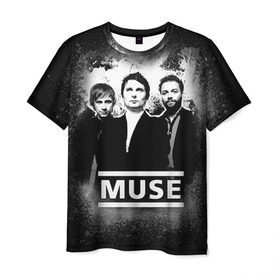 Мужская футболка 3D с принтом Muse в Екатеринбурге, 100% полиэфир | прямой крой, круглый вырез горловины, длина до линии бедер | heavy | metal | muse | rock | trash | альтернатива | метал | рок | хеви