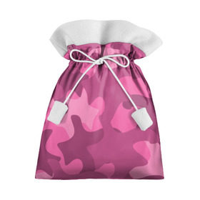 Подарочный 3D мешок с принтом Розовый камуфляж в Екатеринбурге, 100% полиэстер | Размер: 29*39 см | Тематика изображения на принте: army | military | армия