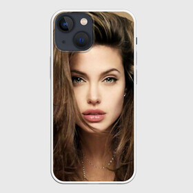 Чехол для iPhone 13 mini с принтом Анжелина Джоли в Екатеринбурге,  |  | angelina jolie | американская актриса | анжелина джоли | режиссёр | фотомодель | ценарист