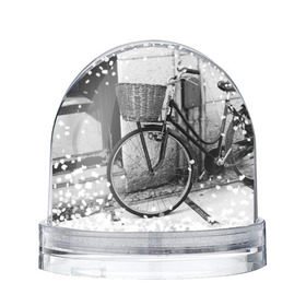 Водяной шар с принтом Велосипед в Екатеринбурге, Пластик | Изображение внутри шара печатается на глянцевой фотобумаге с двух сторон | bike | байк | велосипед | италия | стиль