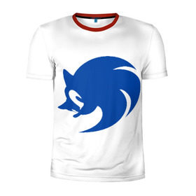 Мужская футболка 3D спортивная с принтом Sonic X logo в Екатеринбурге, 100% полиэстер с улучшенными характеристиками | приталенный силуэт, круглая горловина, широкие плечи, сужается к линии бедра | hedgehog | sega | sonic | sonic x | sonic x logologo | соник