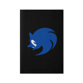 Обложка для паспорта матовая кожа с принтом Sonic X logo в Екатеринбурге, натуральная матовая кожа | размер 19,3 х 13,7 см; прозрачные пластиковые крепления | hedgehog | sega | sonic | sonic x | sonic x logologo | соник