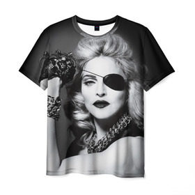 Мужская футболка 3D с принтом Мадонна в Екатеринбурге, 100% полиэфир | прямой крой, круглый вырез горловины, длина до линии бедер | madonna louise ciccone | автор песен | актриса | американская певица | мадонна луиза чикконе | писательница | продюсер | танцовщица