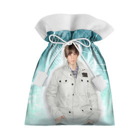 Подарочный 3D мешок с принтом Джастин Бибер в Екатеринбурге, 100% полиэстер | Размер: 29*39 см | Тематика изображения на принте: джастин бибер | музыкант | певец