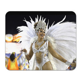 Коврик прямоугольный с принтом Карнавал в Рио в Екатеринбурге, натуральный каучук | размер 230 х 185 мм; запечатка лицевой стороны | Тематика изображения на принте: бразилия