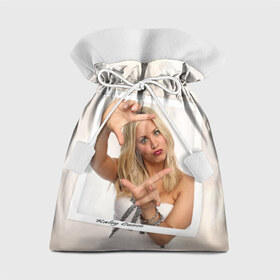 Подарочный 3D мешок с принтом Кейли Куоко в Екатеринбурге, 100% полиэстер | Размер: 29*39 см | Тематика изображения на принте: kaley cuoco sweeting | американская актриса | кейли куоко суитинг