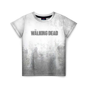 Детская футболка 3D с принтом The Walking Dead в Екатеринбурге, 100% гипоаллергенный полиэфир | прямой крой, круглый вырез горловины, длина до линии бедер, чуть спущенное плечо, ткань немного тянется | the walking dead | кино | мертвецы | ужасы | ходячие