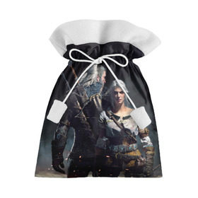 Подарочный 3D мешок с принтом Geralt and Ciri в Екатеринбурге, 100% полиэстер | Размер: 29*39 см | ciri | gerald | roach | wild hunt | witcher | ведьмак | ведьмы | геральд | дикая охота | йен | йеннифер | плотва | цири