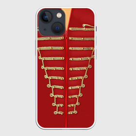 Чехол для iPhone 13 mini с принтом Пиджак Майкла Джексона в Екатеринбурге,  |  | jackson | michael | джексон | костюм | майкл | одежда | пиджак
