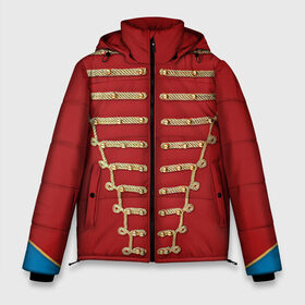Мужская зимняя куртка 3D с принтом Пиджак Майкла Джексона в Екатеринбурге, верх — 100% полиэстер; подкладка — 100% полиэстер; утеплитель — 100% полиэстер | длина ниже бедра, свободный силуэт Оверсайз. Есть воротник-стойка, отстегивающийся капюшон и ветрозащитная планка. 

Боковые карманы с листочкой на кнопках и внутренний карман на молнии. | jackson | michael | джексон | костюм | майкл | одежда | пиджак