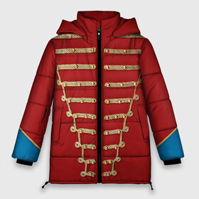 Женская зимняя куртка 3D с принтом Пиджак Майкла Джексона в Екатеринбурге, верх — 100% полиэстер; подкладка — 100% полиэстер; утеплитель — 100% полиэстер | длина ниже бедра, силуэт Оверсайз. Есть воротник-стойка, отстегивающийся капюшон и ветрозащитная планка. 

Боковые карманы с листочкой на кнопках и внутренний карман на молнии | jackson | michael | джексон | костюм | майкл | одежда | пиджак