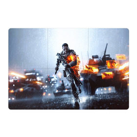 Магнитный плакат 3Х2 с принтом Battlefield Multiplayer в Екатеринбурге, Полимерный материал с магнитным слоем | 6 деталей размером 9*9 см | Тематика изображения на принте: battlefield | армия | бой | война | игра | солдат