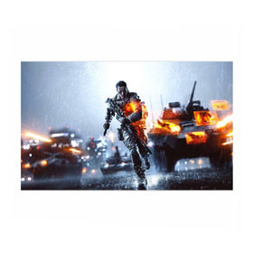 Бумага для упаковки 3D с принтом Battlefield Multiplayer в Екатеринбурге, пластик и полированная сталь | круглая форма, металлическое крепление в виде кольца | Тематика изображения на принте: battlefield | армия | бой | война | игра | солдат