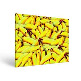 Холст прямоугольный с принтом Банана в Екатеринбурге, 100% ПВХ |  | Тематика изображения на принте: бананы | еда | желтые | популярные | прикольные | фрукты