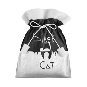 Подарочный 3D мешок с принтом Black cat в Екатеринбурге, 100% полиэстер | Размер: 29*39 см | Тематика изображения на принте: черный кот