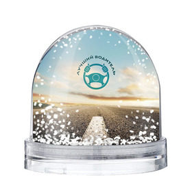 Снежный шар с принтом Лучший водитель в Екатеринбурге, Пластик | Изображение внутри шара печатается на глянцевой фотобумаге с двух сторон | водитель | коллега | офис | работа | работник