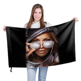 Флаг 3D с принтом Дженнифер Лопес в Екатеринбурге, 100% полиэстер | плотность ткани — 95 г/м2, размер — 67 х 109 см. Принт наносится с одной стороны | jennifer lynn lopez | американская актриса | бизнес вумен | в счках | дженнифер линн лопес | модельер | очки | певица | продюсер | танцовщица