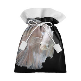 Подарочный 3D мешок с принтом Бойцовая рыбка в Екатеринбурге, 100% полиэстер | Размер: 29*39 см | аквариумная | бойцовая | красивый | плавники | рыба | рыбка | хвост | япаонская