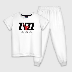 Детская пижама хлопок с принтом Zyzz в Екатеринбурге, 100% хлопок |  брюки и футболка прямого кроя, без карманов, на брюках мягкая резинка на поясе и по низу штанин
 | bodybuilding | zyzz | бодибилдинг | зиз | качок | мышцы