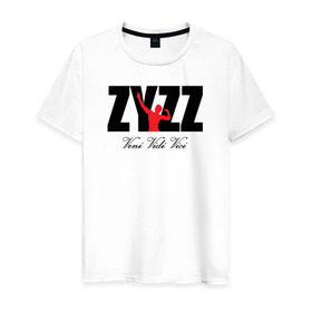 Мужская футболка хлопок с принтом Zyzz в Екатеринбурге, 100% хлопок | прямой крой, круглый вырез горловины, длина до линии бедер, слегка спущенное плечо. | bodybuilding | zyzz | бодибилдинг | зиз | качок | мышцы