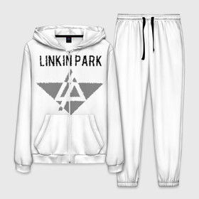 Мужской костюм 3D с принтом Linkin Park в Екатеринбурге, 100% полиэстер | Манжеты и пояс оформлены тканевой резинкой, двухслойный капюшон со шнурком для регулировки, карманы спереди | линкин парк